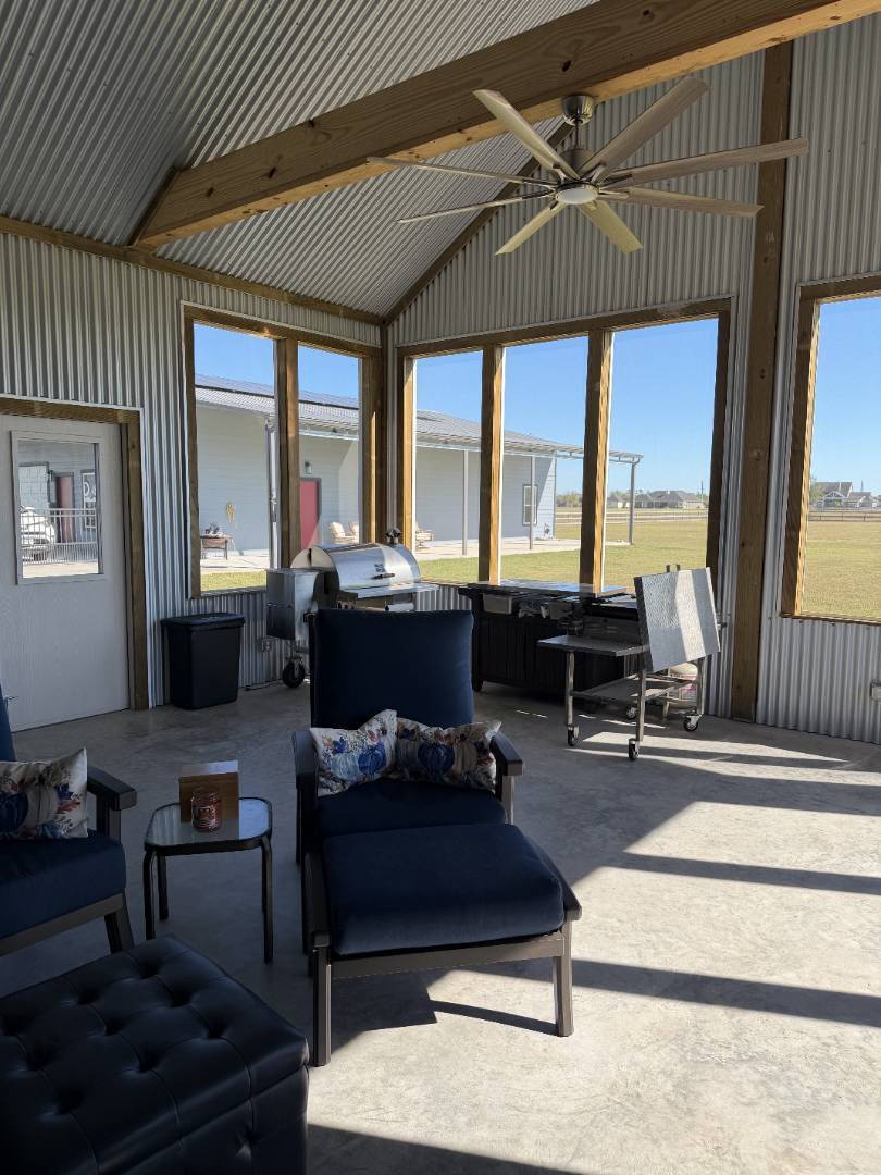 Modern Screen Room Houston