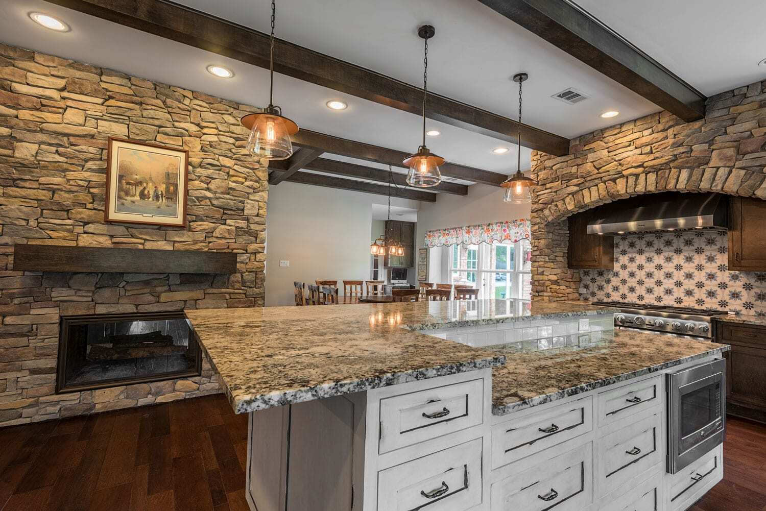 Rustic Transitional Kitchen Remodel by All Star Construction, Inc project photo 2